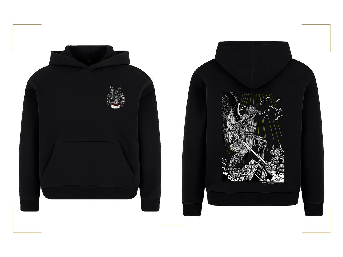 Fallen Angel Fluffy Oversized Hoody